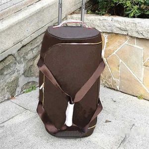 Bavullar Lighweight Arabası TSA asma kilit Çift Çekme Fermuar Kapatma Açılış Lüks Spinner Universal Wheel Duffel Haddeleme Bagajları