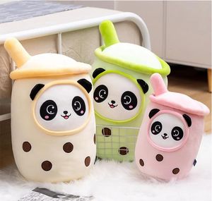 Boba Plushie Kawaii Room Deco Bubble Tea Pluszowa zabawka Kawaii Plush Pchane zwierzę Zwierzę urocze jedzenie mleko herbata miękka uścisk poduszka urodzinowa