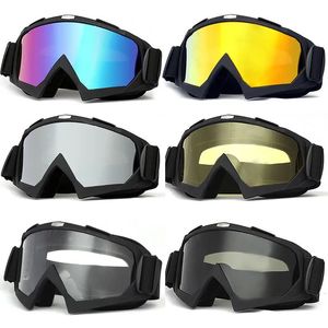 Açık Gözlük Kir Motosiklet Goggles Kask Bisiklet Gözlükleri Bisiklet Moto Kayak Rüzgar Proof UV Koruma Güneş Gözlüğü 231012