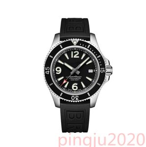 TOP AAA Bretylizowanie Luksusowe nowe męskie zegarek Ocean Rotatable Rame Supercean Avenger Blackbird Rubber Sapphire Sapphire Automatyczny ruch mechaniczny Szwajcarskie zegarki
