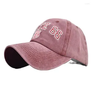 Bonés de bola rápido homens e mulheres boné de beisebol mulheres fora esportes hip hop lavado 66 padrão chapéus para meninos meninas