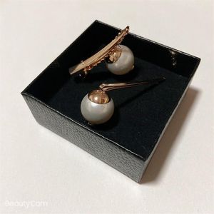 Moda Classic stili misti mini fermagli per capelli con perle C tornante clip con una parola per copricapo preferito da donna gioielli alla moda vip g341H