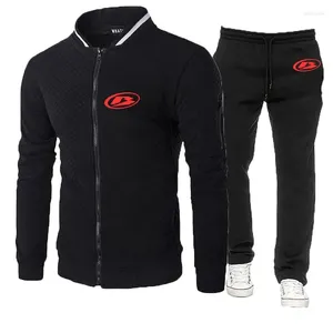 Tracksuits masculinos 2024 Primavera Homem Beta Racing Motocross Motocicleta Logotipo Impressão Algodão Crewneck Jaqueta Casual Sweatpants Tendência de Cor Sólida