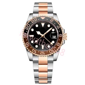 Luxury Mens Watch Designer Watches High Quality 40mm With Box Men's Mechanical Cola Ring High-End Waterproof Luminous Diary