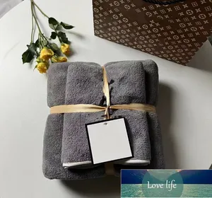 Wysokie proste ręcznik do kąpieli na twarz 2 zestawy mody projektant Coral Velvet Ręczniki Unisex Chłonność Baby Men Women Wash Curts Ręcznik