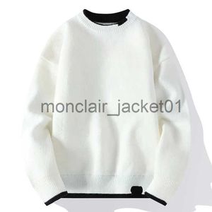 Erkek Sweaters 2023 Kışın Yeni Erkekler + Kadınlar Sıcak Mürettebat Kaşmir Kazak Yüksek kaliteli rahat çift kazak süveteri My9280 J231012