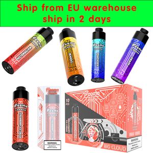 Einweg -Vape -Box 10000puffs Feemo Kanonel Elektronische Zigarette 18ml Vaporizer Puffs Bar Pod Patrone Dampf 0,5 OHM Big Clould Dampfer für schnelle Versand