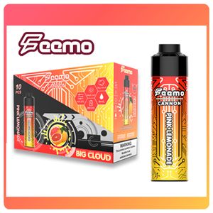 850mAh caixa vape descartável 0.5ohm grande nuvem vaping como vape mod 18ml capacidade vaporizador e-cigarros fluxo de ar ajustável com transporte rápido