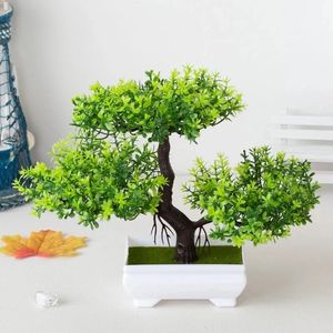 ドライフラワーズ人工プラスチック植物盆栽小さな木のポットポットフラワールームテーブルテーブルデコレーションガーデンアレンジメント装飾品231013