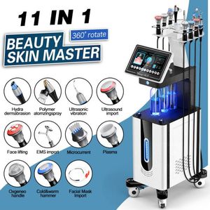 New upgrade Promotion 11 in 1 Diamond Water Jet Aqua Facial h2o2 spray Hydra Dermabrasion Machine