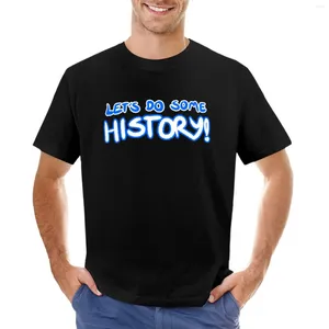 メンズポロス歴史をしましょう！ Tシャツの男の子動物プリントシャツヘビー級TシャツティープラスサイズトップメンズグラフィックTシャツアニメ