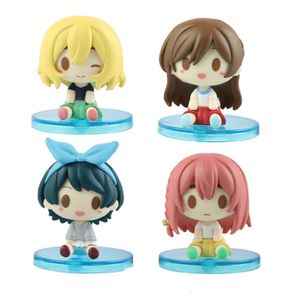 Costumi mascotte 4 pz / set 5.5 cm Figura Anime Q Versione Ichinose Chizuru Asami Nanami Giocattoli Sakurasawa Sumi Modello Bambole Giocattolo Regalo Raccogliere Scatola