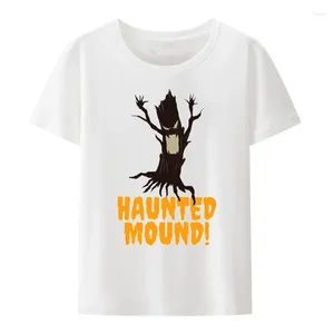 メンズTシャツの男性女性半袖グラフィックトップカジュアルストリートウェアカミゼタスホラーハロウィーンセマタリー私はおしゃべりマウンドシャツヴィンテージが大好きです