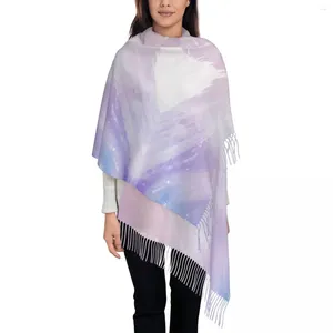 Schals Sky Damen Warmer Winter-Infinity-Set-Decke-Schal in reiner Farbe