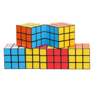 Cubos mágicos 5.5cm mosaico quebra-cabeça cubo mágico brinquedo mosaico cubos jogar quebra-cabeças jogos crianças inteligência aprendizagem brinquedos educativos brinquedo otspo