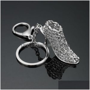 Keychains & Lanyards Metal High Heel Shoe Keychain Carabiner Keyring Bag Hangs Fashion Jewelry For Women Will And Sandy Drop Ship Fash Dhz5Q