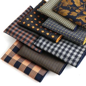 Handkerchiefs Fashion Paisley Floral Printed Handkerchief Pocket Square Chest Towel Hankies for Wedding Neckwear Pocket Towels Paisley Hanky 231012