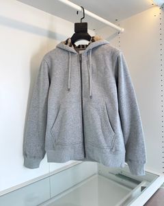 Ve kış klasik erkek sonbahar kapüşonlu konforlu pamuklu malzeme fermuarlı hırka kapüşonlu yüksek kaliteli marka tasarımcısı hoodie340 340