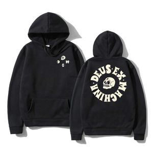 Men's Hoodies Sweatshirts New Oversized Men's and Women's Deus ex machine Skull Fashion Hoodie Graphic Sweatshirt Women's Long Sleeve Unisex Hoodie YQ231013