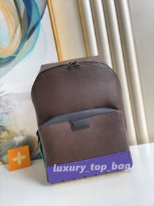 10A Modebags Discovery Rucksack PM Männer Laptop Stift Leinwand Ledertasche Duffel Bag Travel