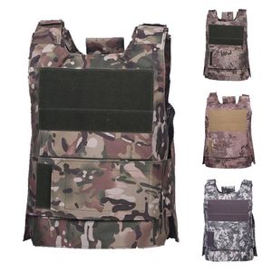 Lossa västtaktisk strid Vest Army Molle Paintball Equipment Protective Hunting Camouflage Clothing227o