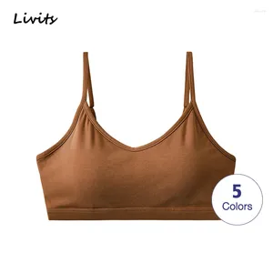 Canotte da donna Donna Crop-Top imbottito elasticizzato Top Canotta Canotte Canottiera senza maniche Sexy Casual Coreano Estate SA1091