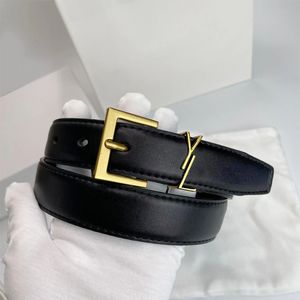 Belts Designer Belt Genuine Leather Womens Women 3.0cm Width Quality High Men Belts Y Cnosme Waistband for Cintura Ceintures with Box