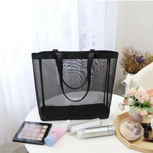 Classic shopping mesh Bag luxury pattern Travel Bag Women Wash Bag Cosmetic Makeup Storage mesh Case