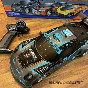 Carro elétrico RC Rc 1/14 Stunt Drift Racing Sports Alta Velocidade Controle Remoto Luz Som Elétrico Condução Pvc Brinquedos para Meninos 231013