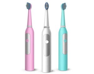 Escova de dentes elétrica rotativa, não recarregável, com 2 cabeças de escova, bateria, escova de dentes, higiene oral, escova de dentes 3014403