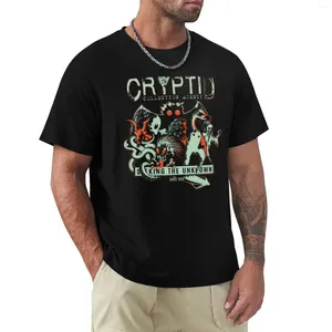 Men's Polos Cryptid Collections Tシャツショートクイック乾燥メンズグラフィックTシャツ大きく