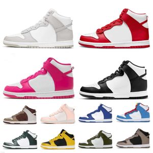 Designer UNC High SB Casual Shoes Mens Panda Black White Red Vast Grey Kentucky Pink Prime Syracuse Midnight Navy Varsity Purple Maize Sports Trainers Sneakers