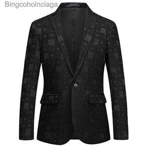Theme Costume Fashion Tuxedo Blazers Men One Button Shl Collar Dress Suit Jacket Party Dinner Wedding Prom Singer Come Plus Size S-6XLL231013