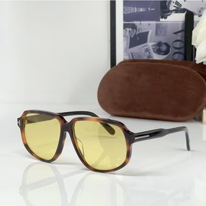 Herren- und Damen Designer -Brillen Gold Rahmen Sonnenrahmen Holzschnitzgläser Box Mode Farbe Wechseln uv400 resistente Sonnenbrille FT1024