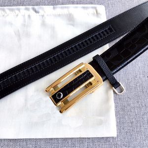 Men Designers real leather Belts Classic fashion luxury casual business belt highly quality automatic buckle womens mens leather belt width 3.5cm with box