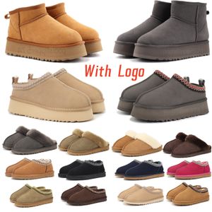 Designer Australien kvinnor vinter ugglie booties tasman päls glider ultra mini plattform klassisk plattform mocka ull komfort vinter ull plysch ankel uggslie stövlar