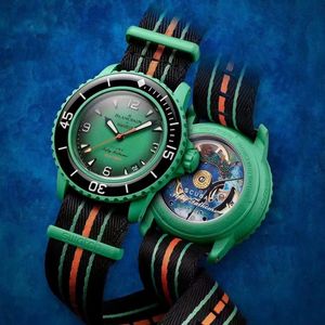 43mm herrarnas automatiska mekaniska klocka Fem Ocean Joint Watch Bioceramic High Quality Automatic Machinery Luxury Watch