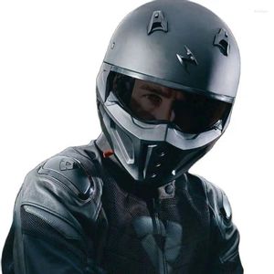 Мотоциклетные шлемы Мотобайкерский шлем Горный для мужчин и женщин Панк Cos Рыцарские шапки Гонки по бездорожью Скоростной спуск