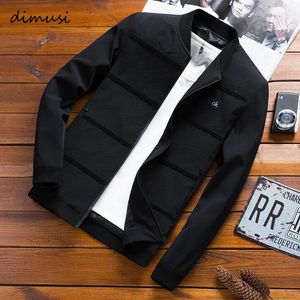 Herrjackor dimusi herrjackor Spring Autumn Casual Solid Color Coats Mens Sportwear Baseball Slim Jackets Male Bomber Jackets 4xl YA845 231013