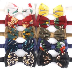 Bow Ties Men Bowtie Casual Floral For Men Women Bow knot Adult Wedding Cravats Party Suits Bow ties 231012