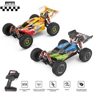 Electric RC Car RC Luxury Ratio 1 14 Four Wheel Drive High Speed ​​Remote Control Alloy Off Road Vehicle Model Toy Birthday Present 231013