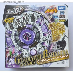 Spinning Top Takara Tomy Beyblade Metal Battle Fusion Top BBG27 ZERO G GLADIATOR BAHAMDIA SP230GF with CONPACT LAUNCHER Q231013