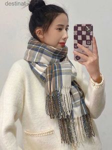 Scarves Free Shipping Echarpe Hiver Cashmere Women Scarf Winter Preppy Style Scarve Pashmina Mujer Femme Foulard Bufanda Long Wrap ShawlL231013