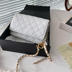 mode kvinnor crossbody väskor woc axelväska klaff svarta väskor purses designer kvinnor väska högkvalitativ brev lyxiga handväskor klassiska diamantgitter messenger väska