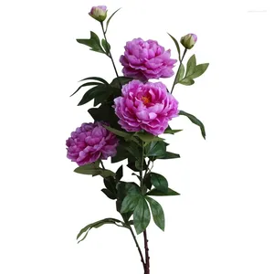 Dekorativa blommor Big Peony Silk vardagsrum och golv