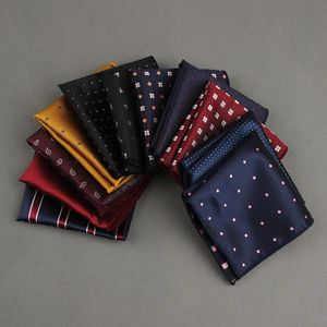 Handkerchiefs Fashion Suits Pocket Square For Men Business Chest Towel Hanky Gentlemen Plaid Hankies Classic Suit Napkin Mens Handkerchief 231012