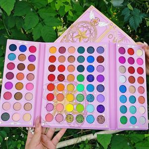 Ombretto Ombretto Boutique 96 colori Piatto Shimmer Matte Paillettes Ombretto Colorf Stage Ball Dedicato Neon Palette Beauty Health B Dhwfn