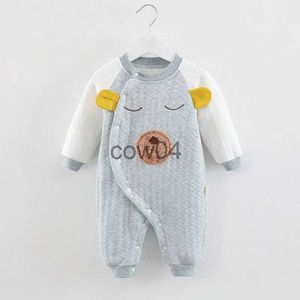 Pagliaccetti 0-18 mesi autunno e inverno tuta da bambino a maniche lunghe con cappuccio abbigliamento per neonati set pigiama neonato XMP178 x1013