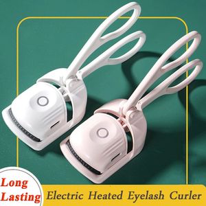 Eyelash Curler Electric Heated Eyelashes Curls Thermal Temperature Control Charging Mini Long Lasting Makeup Tool 231012