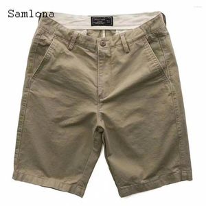 Pantaloncini da uomo 2023 Semplicità alla moda Moda uomo Basic Plus Size Mens Casual Retro Pantaloni al ginocchio Harajuku Stand Pocket
